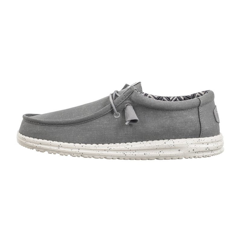 Hey Dude Wally Stretch Canvas Light Grey 40700-007 (HY14-c) batai