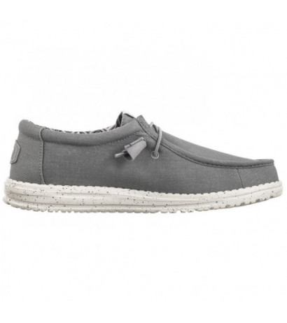 Hey Dude Wally Stretch Canvas Light Grey 40700-007 (HY14-c) batai