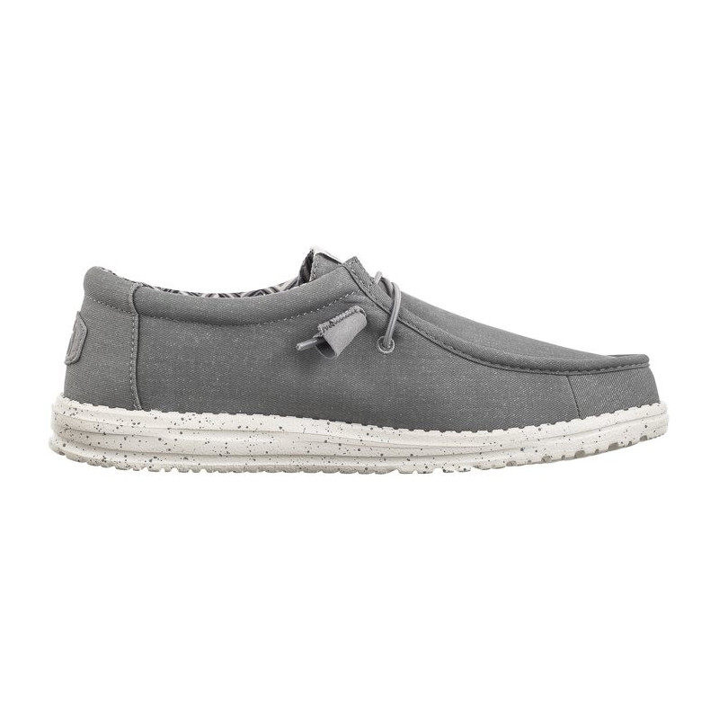 Hey Dude Wally Stretch Canvas Light Grey 40700-007 (HY14-c) batai