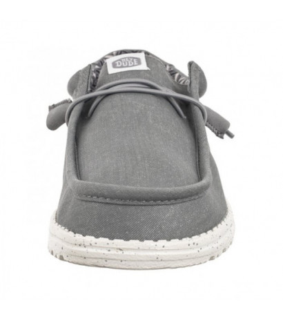 Hey Dude Wally Stretch Canvas Light Grey 40700-007 (HY14-c) batai