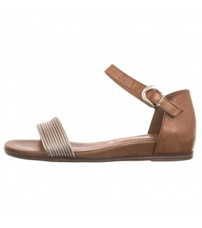 Tamaris Brązowe 1-28110-42 392 Cognac Comb (TM488-a) sandalai