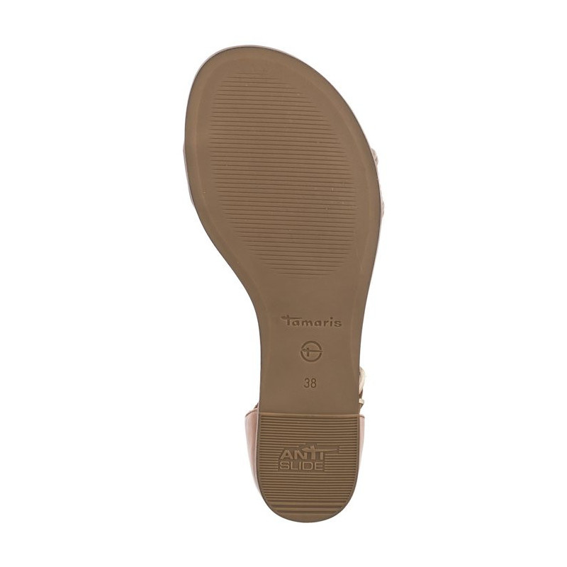 Tamaris Brązowe 1-28110-42 392 Cognac Comb (TM488-a) sandalai