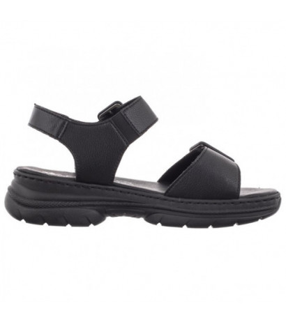 Rieker Czarne 66680-00 Black (RI170-a) sandalai