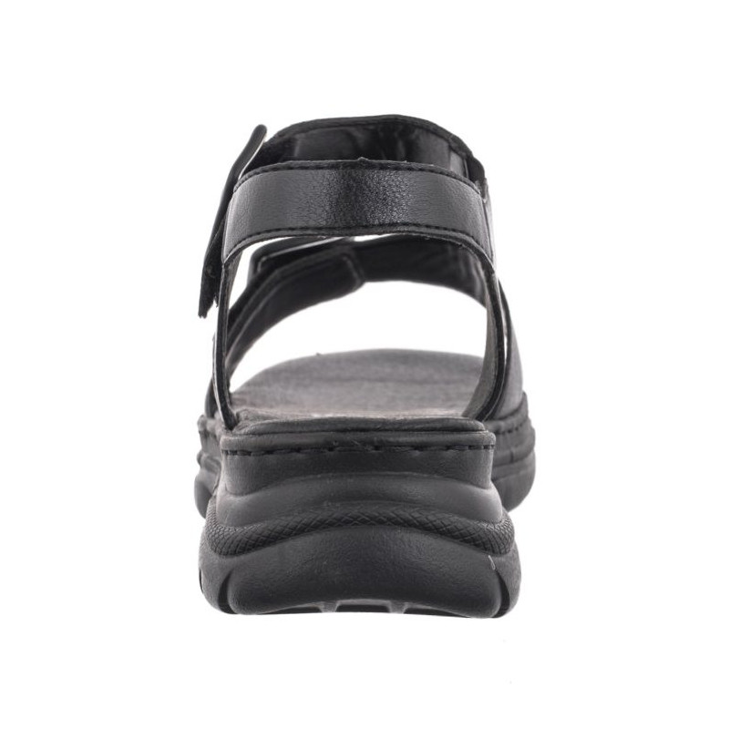 Rieker Czarne 66680-00 Black (RI170-a) sandalai