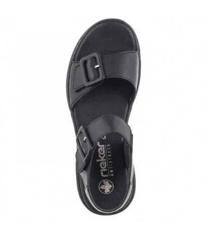 Rieker Czarne 66680-00 Black (RI170-a) sandalai