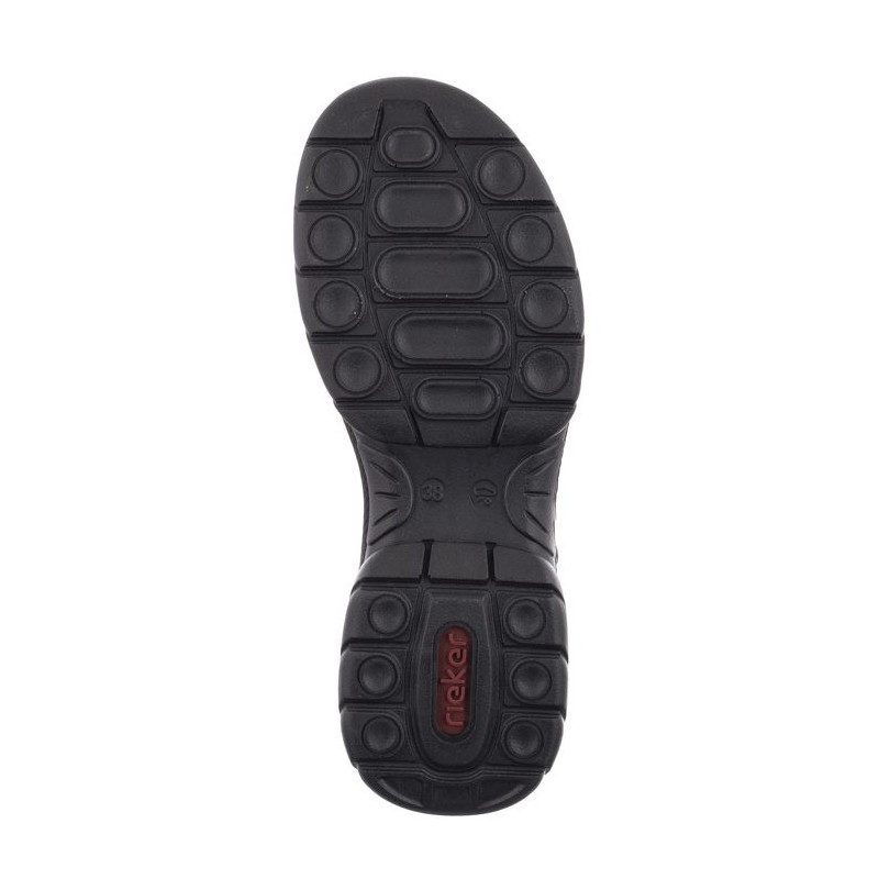 Rieker Czarne 66680-00 Black (RI170-a) sandalai