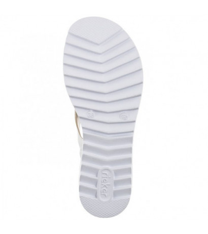 Rieker Białe V44Y5-80 White (RI179-a) sandalai