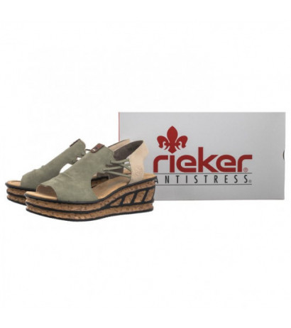 Rieker Zielone 68175-52 Green (RI176-a) batai