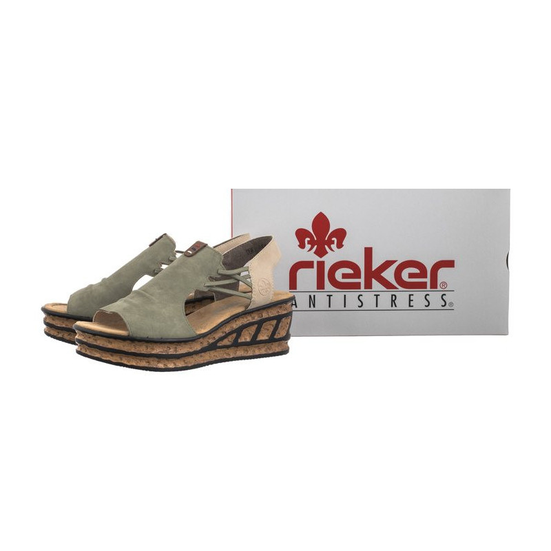 Rieker Zielone 68175-52 Green (RI176-a) batai