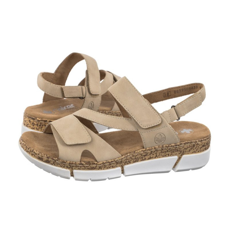Rieker Beżowe V2366-60 Beige (RI172-a) batai