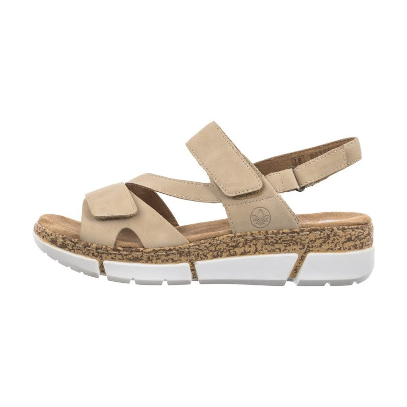Rieker Beżowe V2366-60 Beige (RI172-a) batai