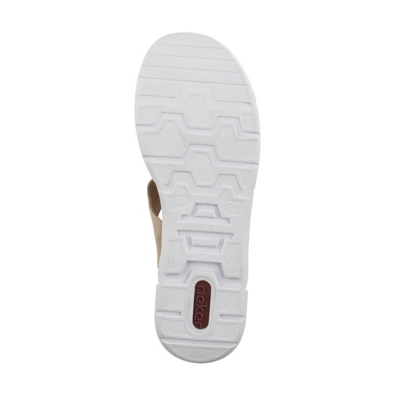 Rieker Beżowe V2366-60 Beige (RI172-a) batai