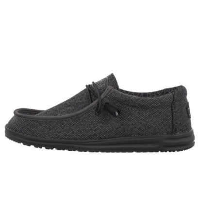 Hey Dude Wally Sox Micro Total Black 40019-0XJ (HY4-g) batai