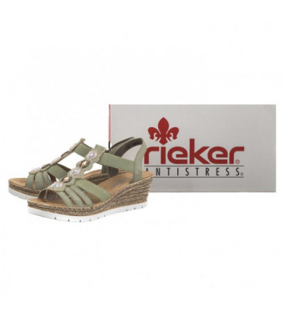 Rieker Zielone 619B2-52 Green (RI173-a) batai