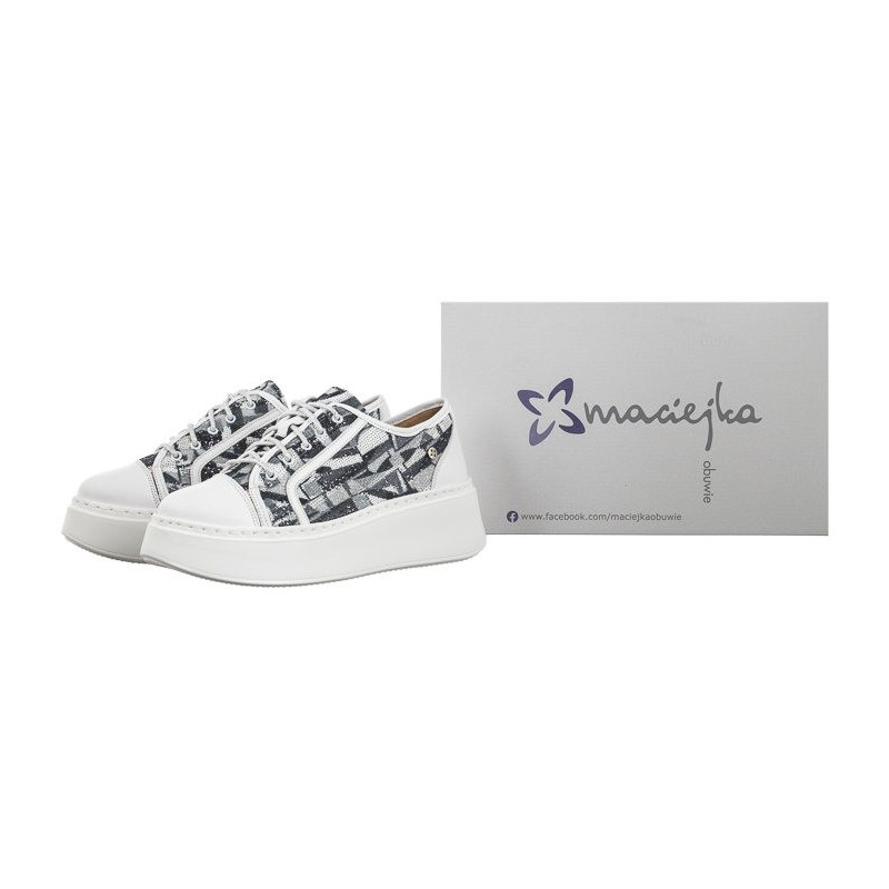 Maciejka Białe/Popielate 06479-11/00-7  (MA1198-a) batai