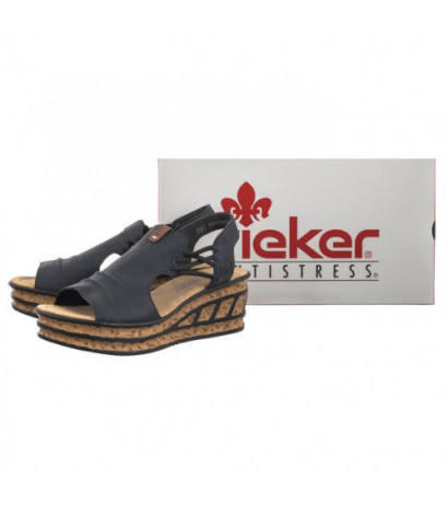 Rieker Granatowe 68175-14 Blue (RI176-b) batai