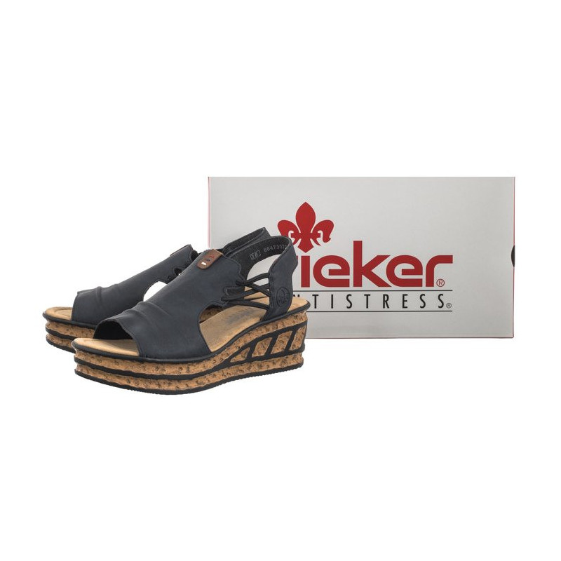 Rieker Granatowe 68175-14 Blue (RI176-b) batai
