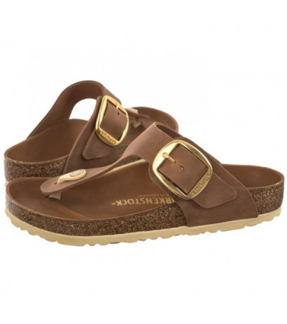 Birkenstock Gizeh Big Buckle Cognac 1018745 (BK249-b) šlepetės