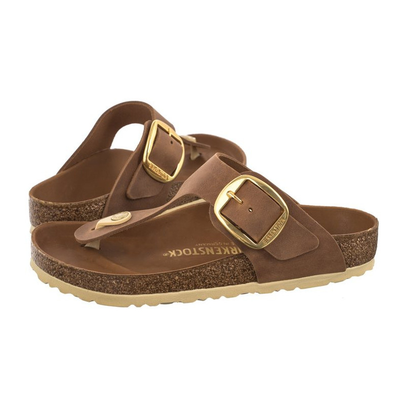 Birkenstock Gizeh Big Buckle Cognac 1018745 (BK249-b) šlepetės