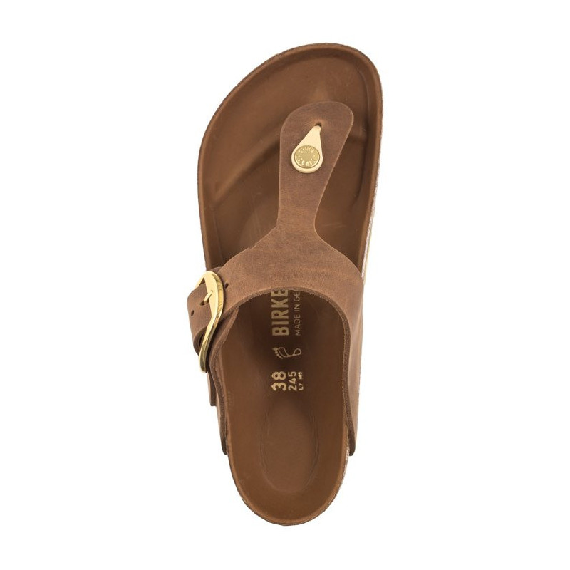 Birkenstock Gizeh Big Buckle Cognac 1018745 (BK249-b) šlepetės