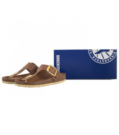 Birkenstock Gizeh Big Buckle Cognac 1018745 (BK249-b) šlepetės