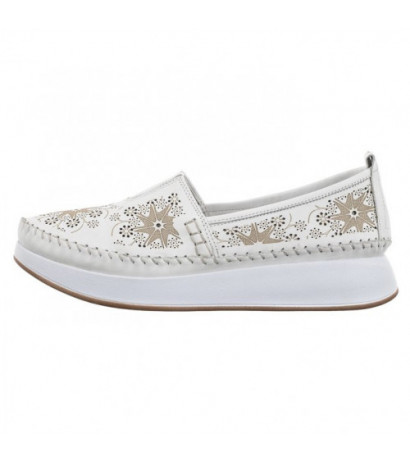 Venezia Białe Ażurowe 268149 White (VE709-b) batai