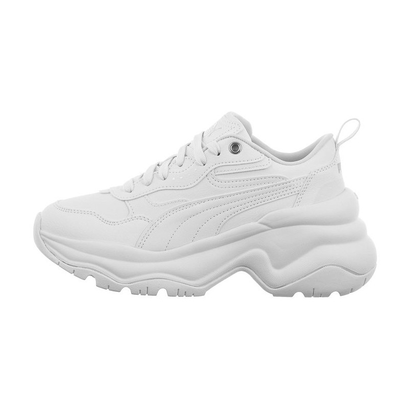 Puma Cilia Wedge White-Puma White-Puma Silver 393915-02 (PU585-b) bateliai