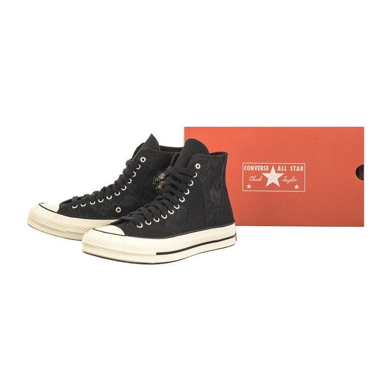 Converse Chuck 70 Hi Black/Egret/Black A07998C (CO681-a) bateliai