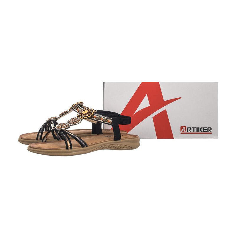 Artiker Czarne 54C1333 (AR121-a) sandalai