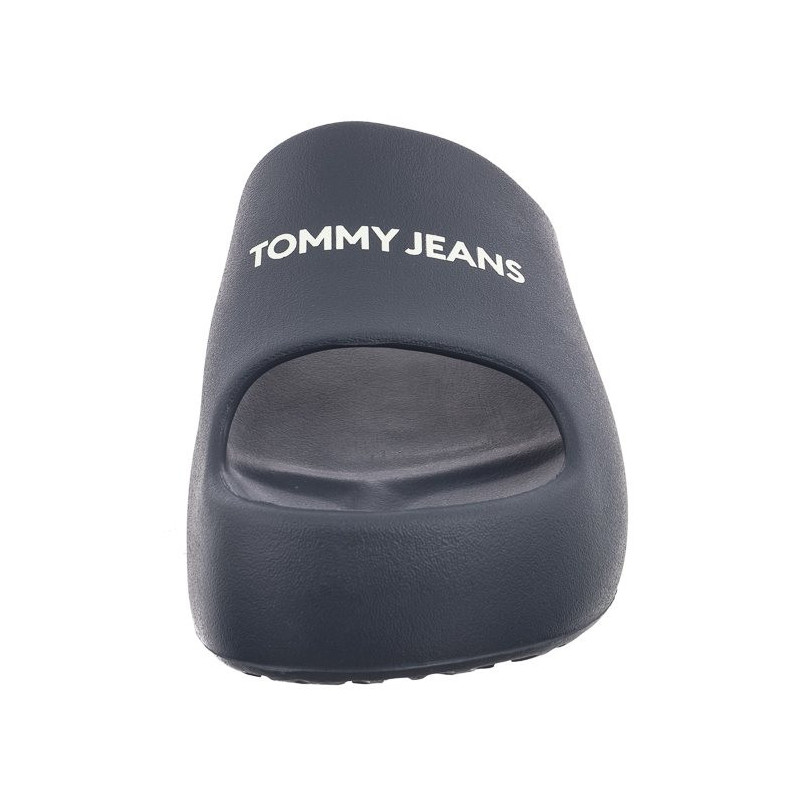 Tommy Hilfiger Tjw Chunky Flatform Slide Dark Night Navy EN0EN02454 C1G (TH1101-a) Moteriški batai/šlepetės