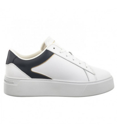 Tommy Hilfiger TH Platform Court Sneaker White/Space Blue FW0FW07910 0K5 (TH1104-a) sportiniai bateliai