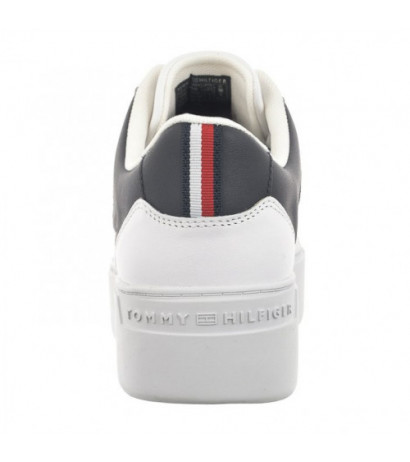 Tommy Hilfiger TH Platform Court Sneaker White/Space Blue FW0FW07910 0K5 (TH1104-a) sportiniai bateliai