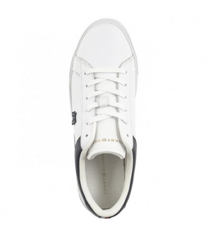 Tommy Hilfiger TH Platform Court Sneaker White/Space Blue FW0FW07910 0K5 (TH1104-a) sportiniai bateliai