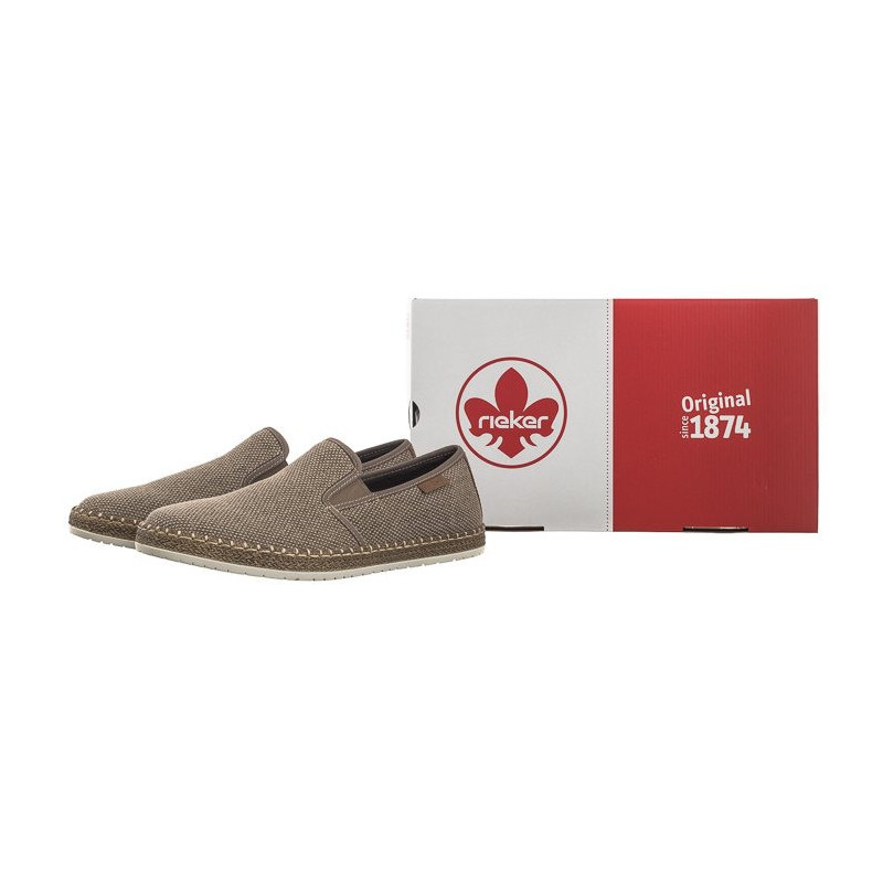 Rieker Beżowe B5265-64 Beige (RI184-a) batai