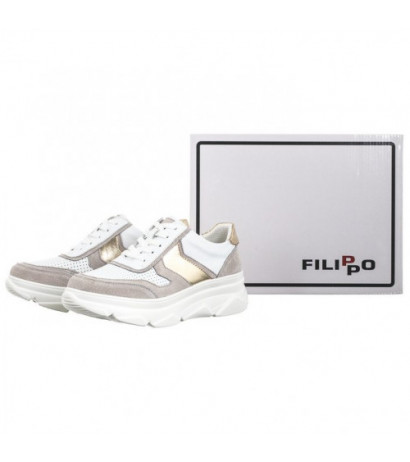 Filippo Białe/Szare DP4579/24 WH GR (FO101-a) batai