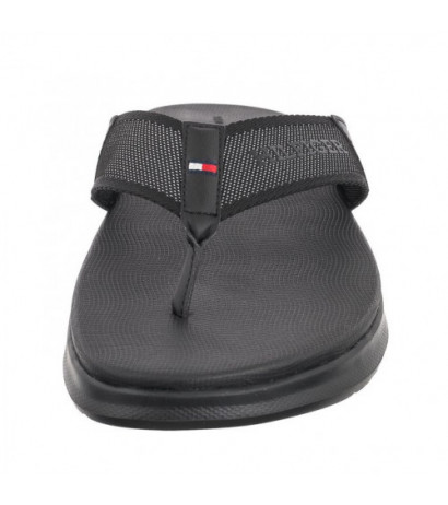Tommy Hilfiger Comfort Toe Post Beach Sandal Black FM0FM05097 BDS (TH1110-a) batai