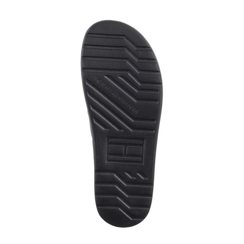 Tommy Hilfiger Comfort Toe Post Beach Sandal Black FM0FM05097 BDS (TH1110-a) batai