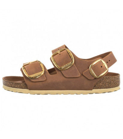 Birkenstock Milano Big Buckle Cognac 1024067 (BK251-b) sandalai
