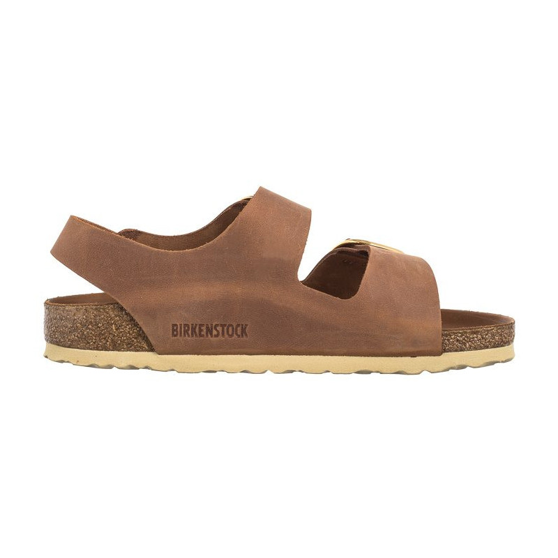 Birkenstock Milano Big Buckle Cognac 1024067 (BK251-b) sandalai