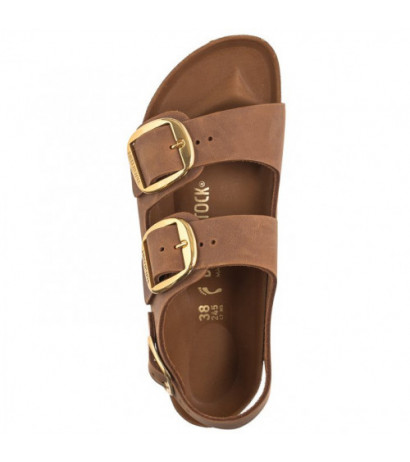 Birkenstock Milano Big Buckle Cognac 1024067 (BK251-b) sandalai