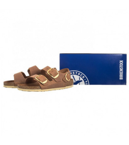 Birkenstock Milano Big Buckle Cognac 1024067 (BK251-b) sandalai