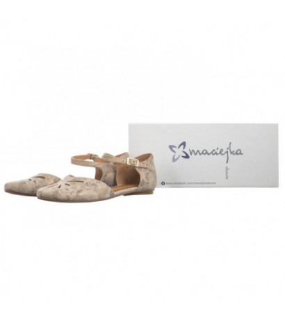Maciejka Beżowe 06641-04/00-5 (MA1221-a) sandalai