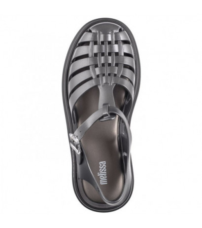 Melissa Possession Platform II 35818/AX291 Black/Silver  (ML322-a) sandalai