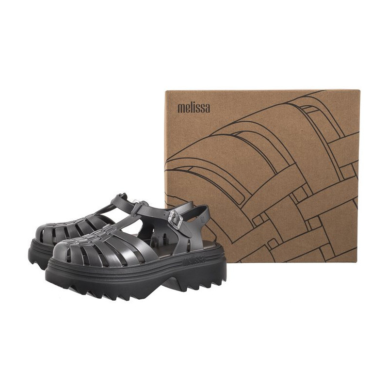 Melissa Possession Platform II 35818/AX291 Black/Silver  (ML322-a) sandalai