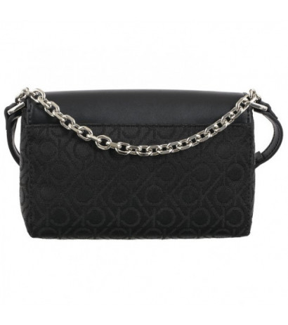 Calvin Klein Re-Lock Mini Crossbody Bag CK Black Mono Jacquard K60K612642 0GK (CK519-a) rankinė