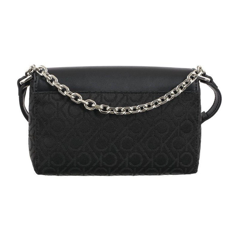 Calvin Klein Re-Lock Mini Crossbody Bag CK Black Mono Jacquard K60K612642 0GK (CK519-a) rankinė