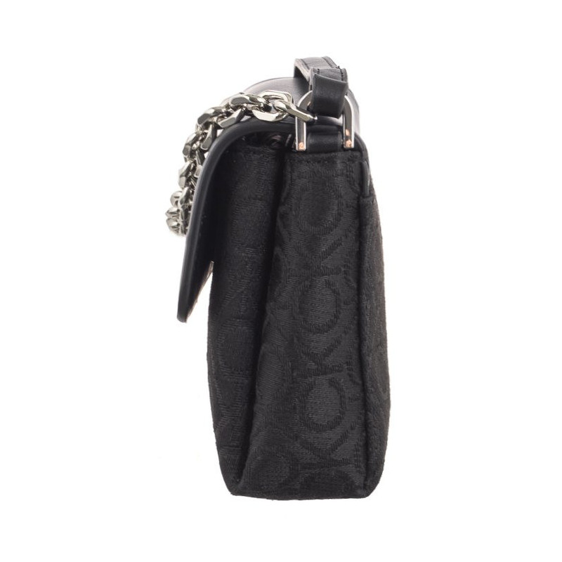 Calvin Klein Re-Lock Mini Crossbody Bag CK Black Mono Jacquard K60K612642 0GK (CK519-a) rankinė
