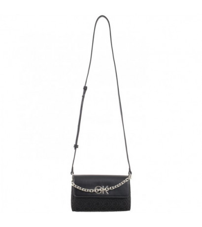 Calvin Klein Re-Lock Mini Crossbody Bag CK Black Mono Jacquard K60K612642 0GK (CK519-a) rankinė