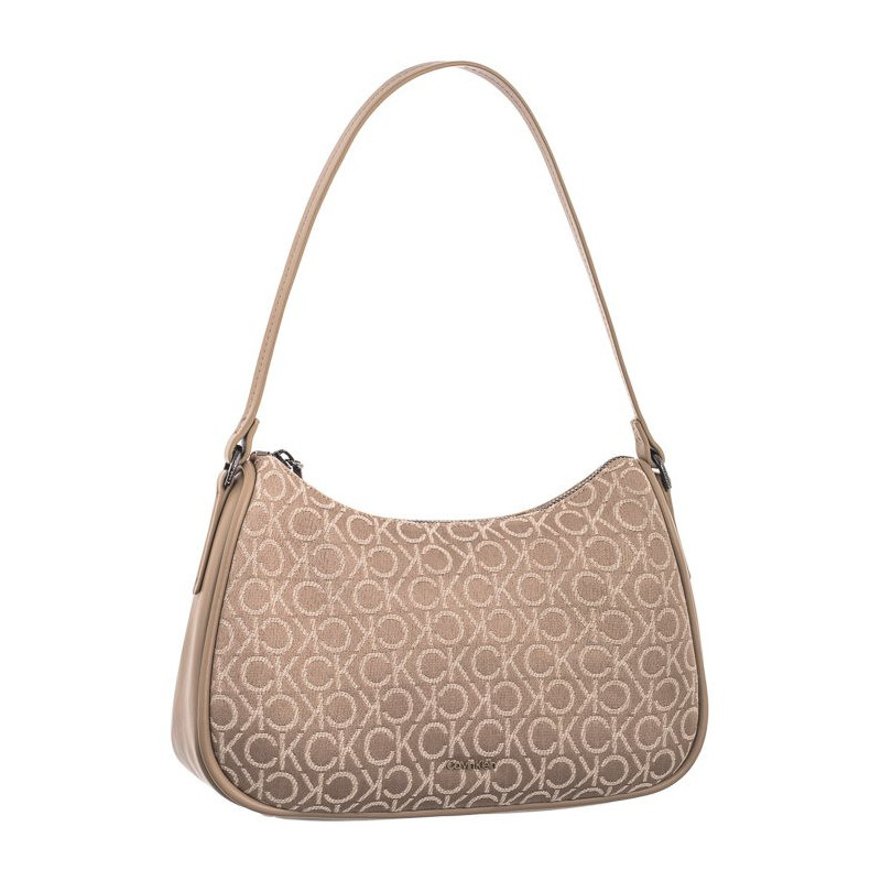 Calvin Klein CK Refine Shoulder Bag-JCQ Chanterelle Mono Jacquard K60K612333 0HE (CK525-a) rankinė