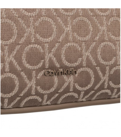 Calvin Klein CK Refine Shoulder Bag-JCQ Chanterelle Mono Jacquard K60K612333 0HE (CK525-a) rankinė